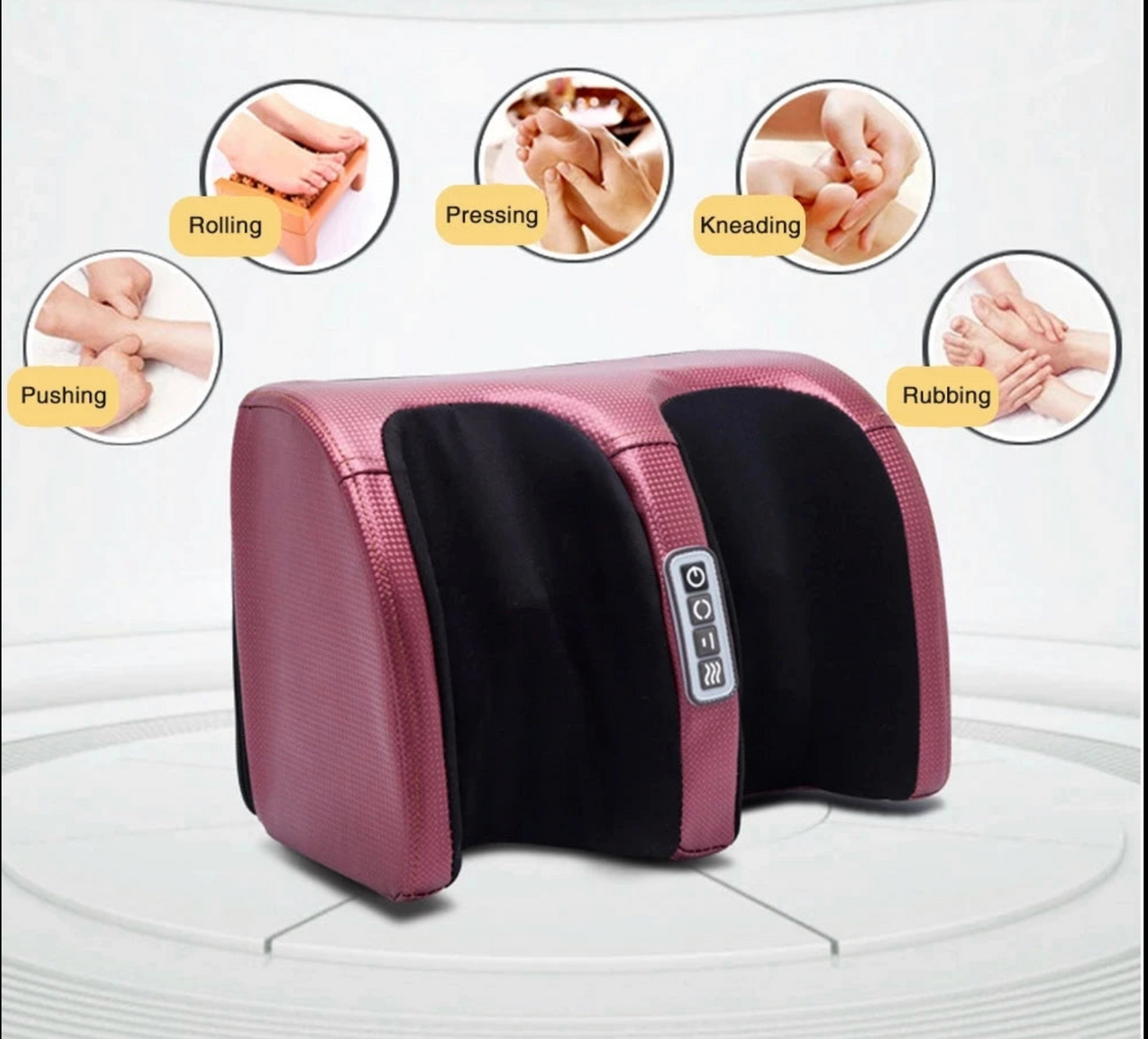 Massageador Elétrico para Pés e Pernas com Aquecimento Relaxante