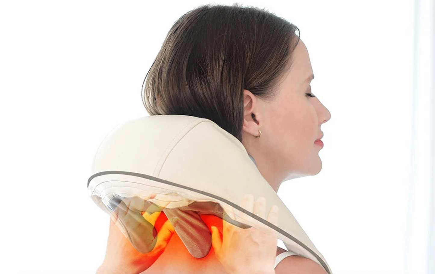 Massageador de Pescoço e Ombros com Massagem Profunda e Silenciosa