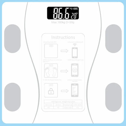 Balança Inteligente com Bluetooth e Medição de Gordura Corporal