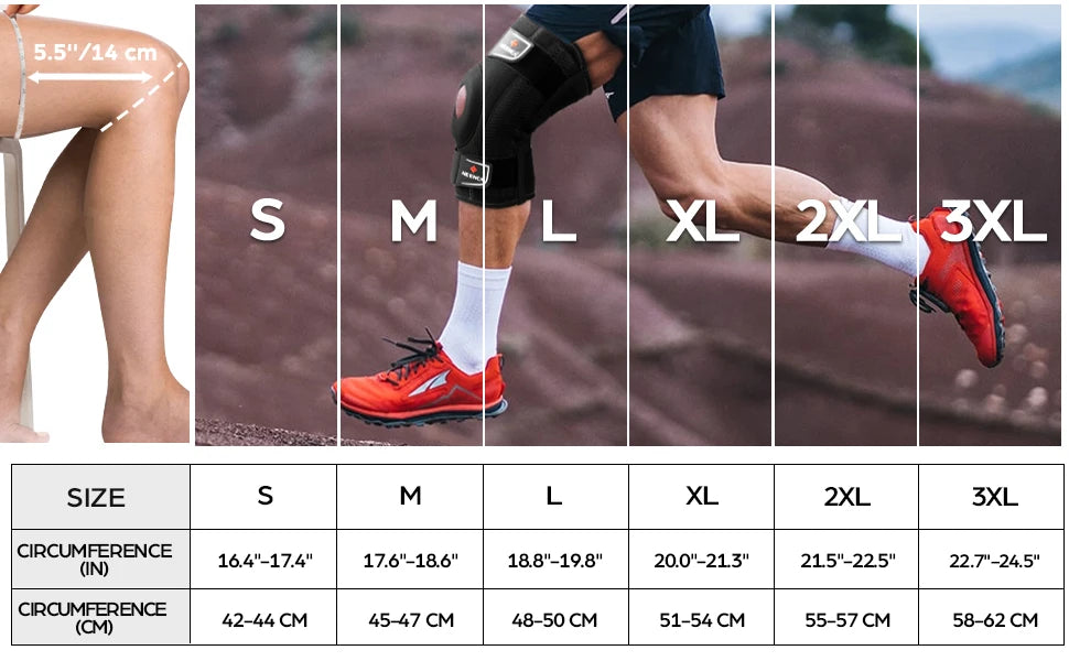 Joelheira Ajustável com Almofada Patelar e Estabilidade 360°