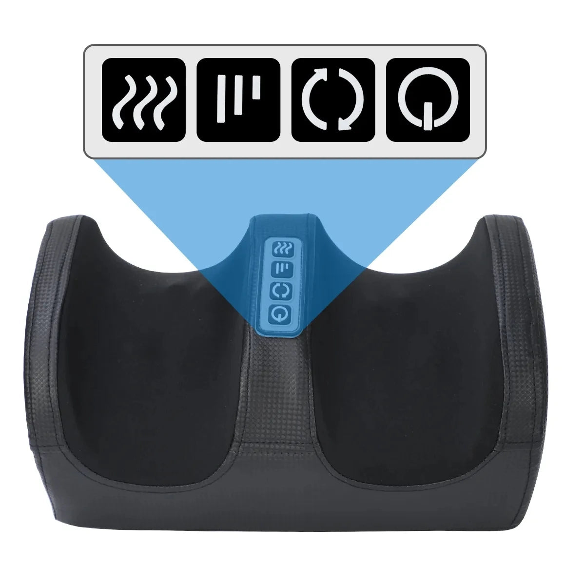 Massageador Elétrico para Pés e Pernas com Aquecimento Relaxante