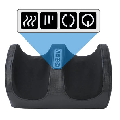 Massageador Elétrico para Pés e Pernas com Aquecimento Relaxante