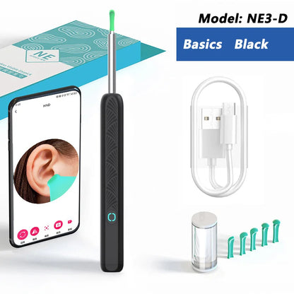 Otoscópio Digital com Câmera para Limpeza Segura do Ouvido